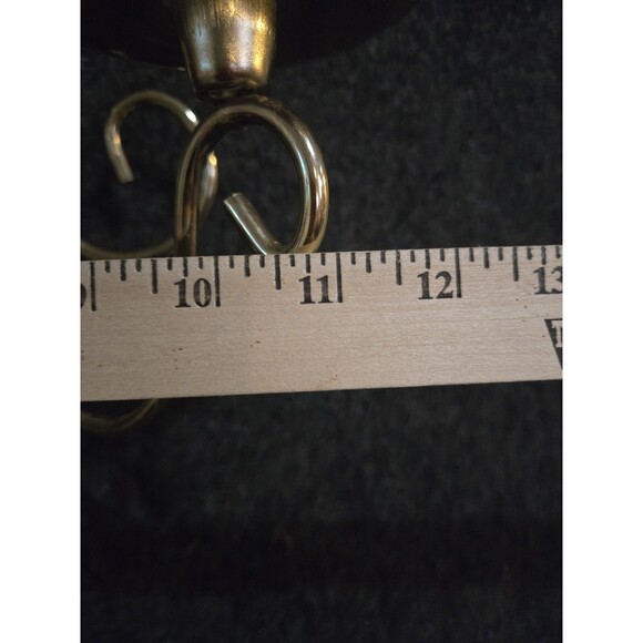 Set Of 2 HOME INTERIOR GOLD BRASS METAL SCONCE PILLAR CANDLE HOLDER TRIO XLARGE - Picture 8 of 8